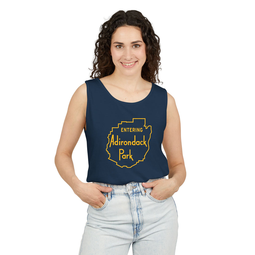 Entering Adirondack Park Unisex Tank