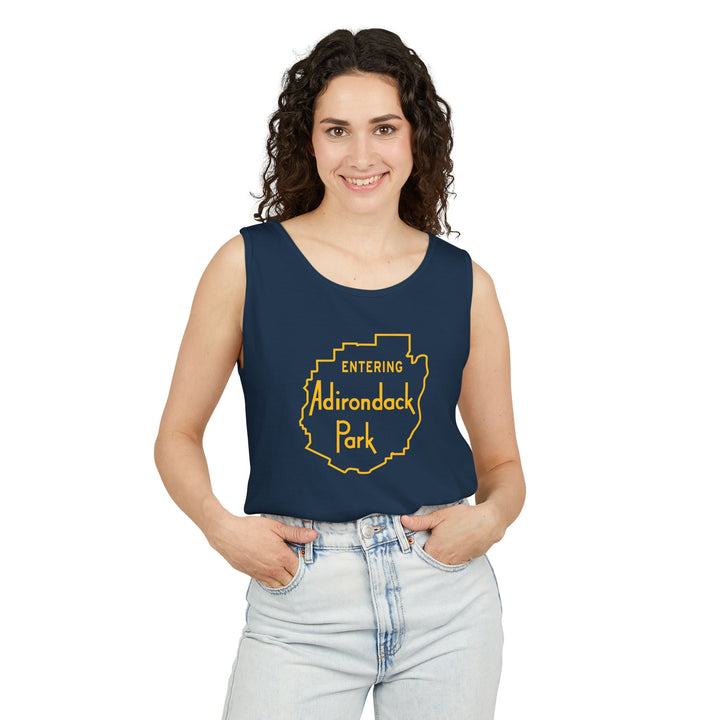 Entering Adirondack Park Unisex Tank