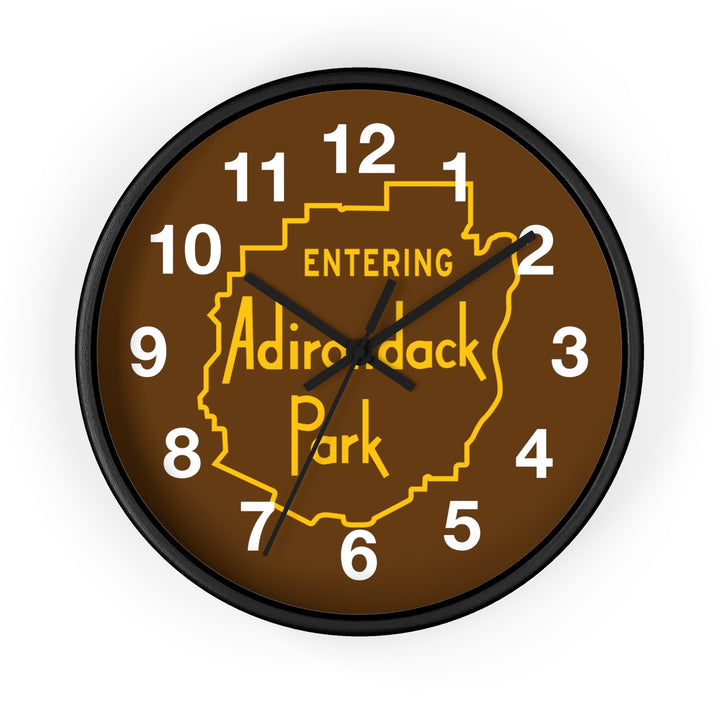Entering Adirondack Park Wall Clock