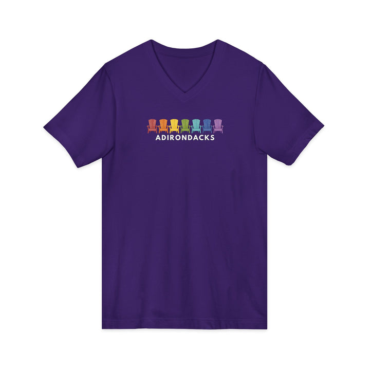 Adirondack Rainbow Chairs Unisex V-Neck