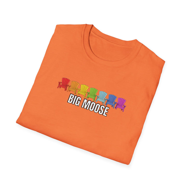 Big Moose Rainbow Chairs Unisex T-Shirt