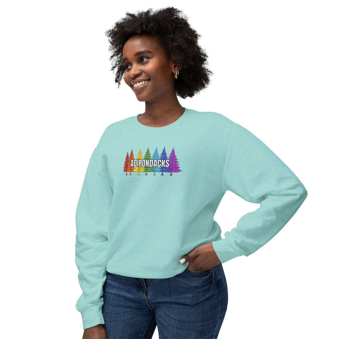 Adirondack Rainbow Trees Sweatshirt