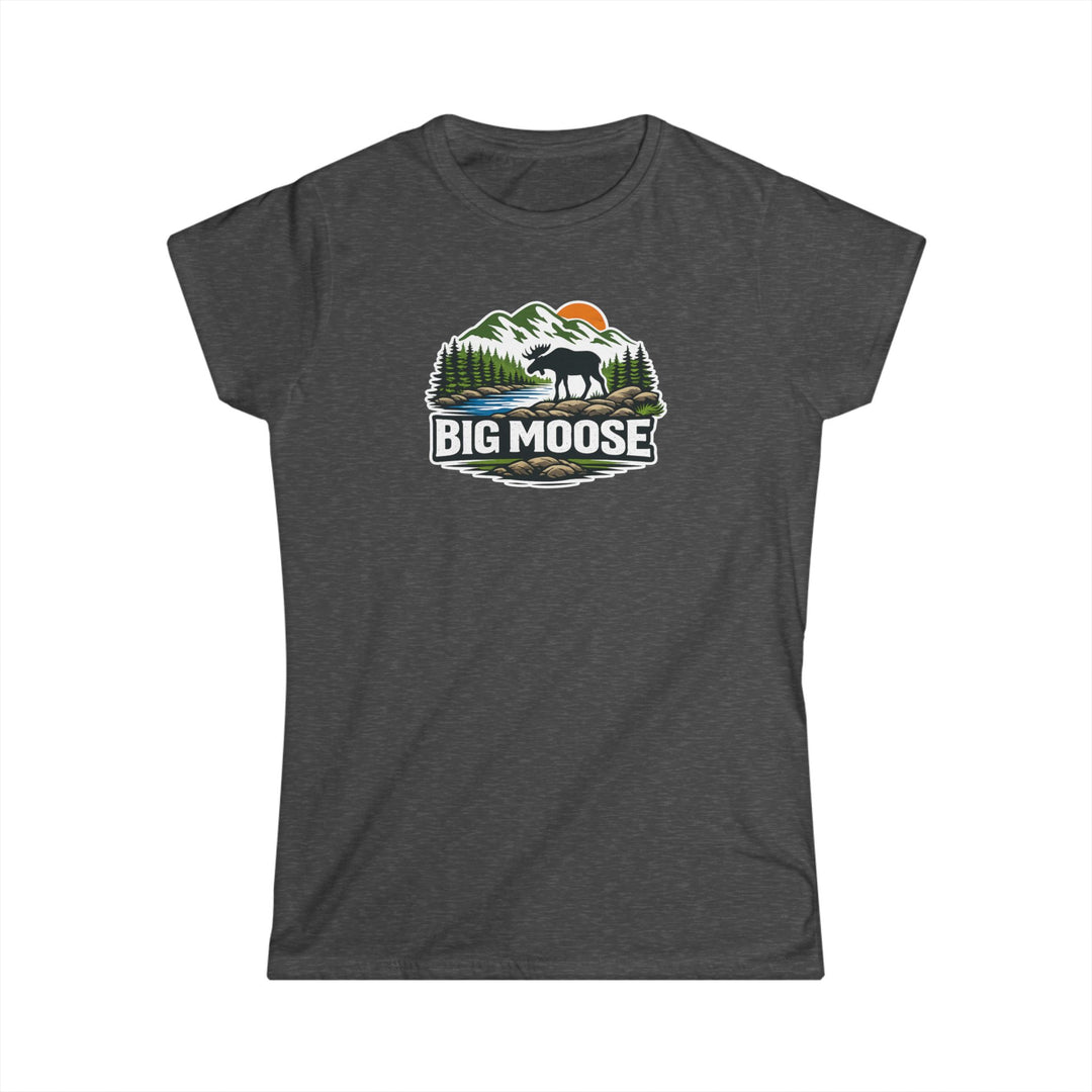 Big Moose Sunset Ladies Tee