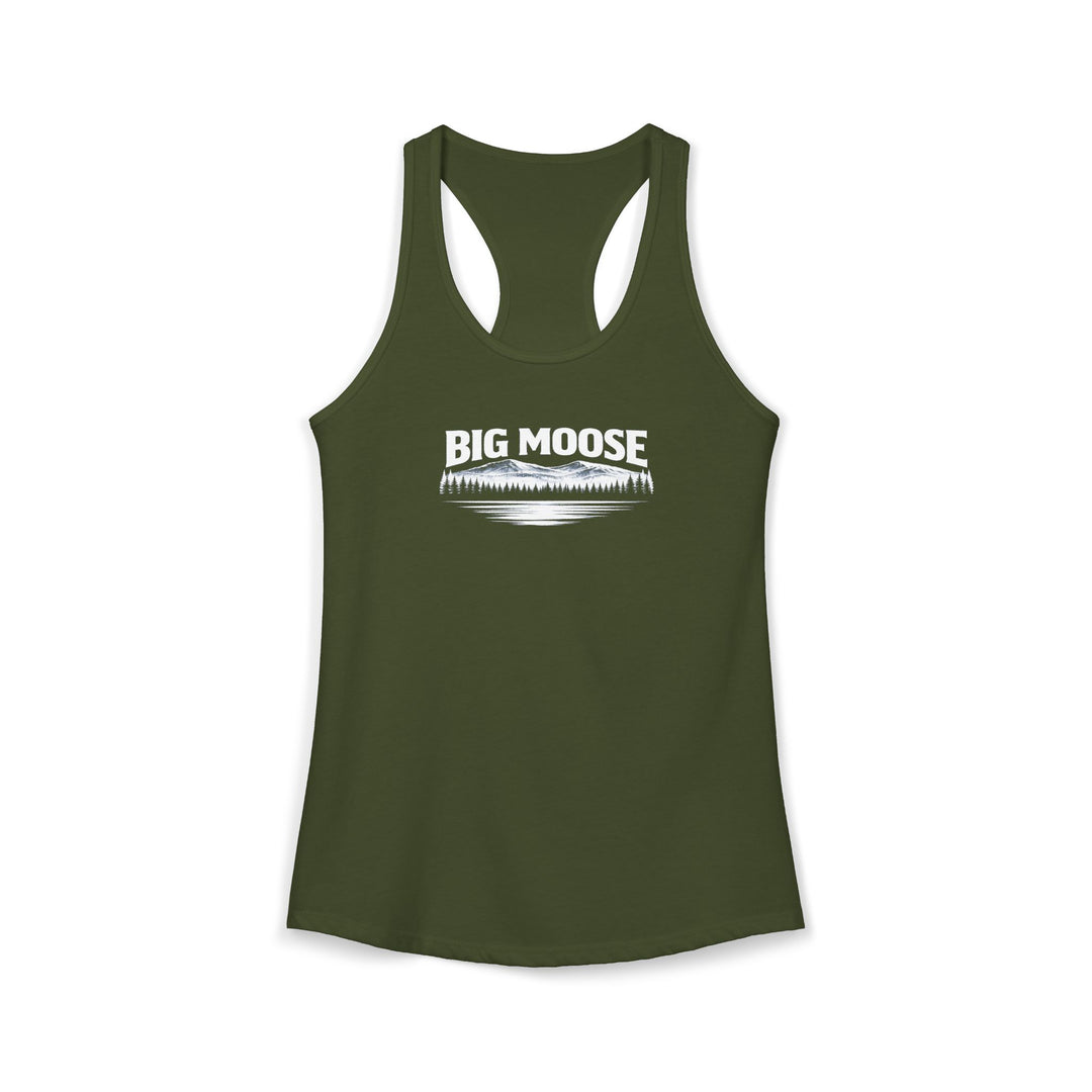 Big Moose Mtn Ladies Racerback Tank