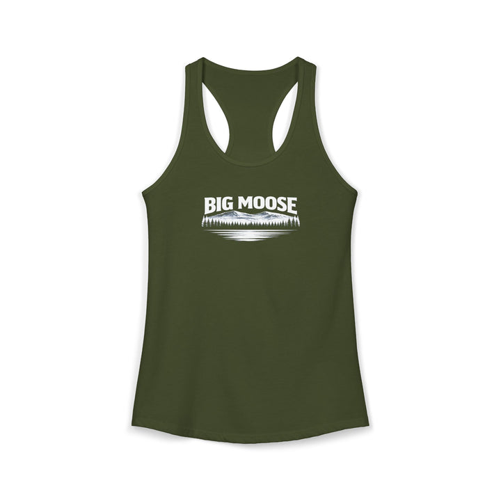 Big Moose Mtn Ladies Racerback Tank