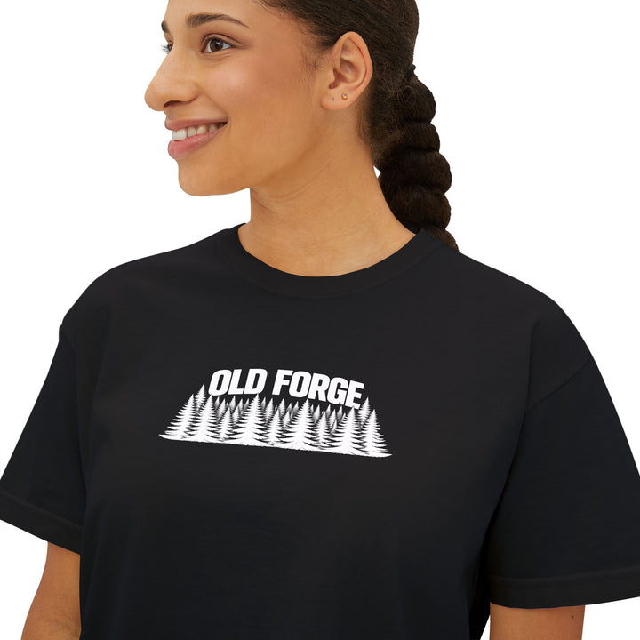 Old Forge Trees Ladies Boxy Tee