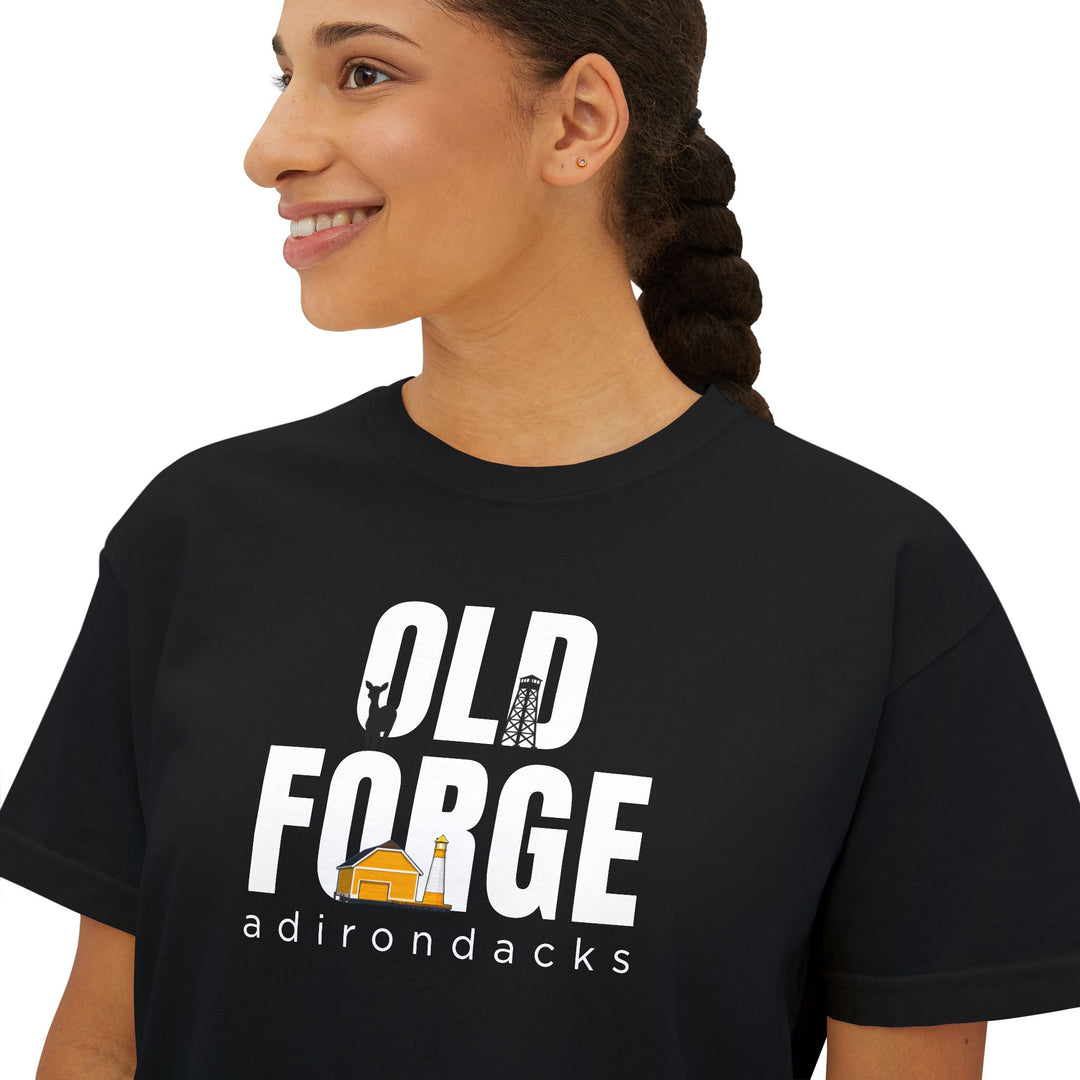 Old Forge Adirondacks Ladies Boxy Tee