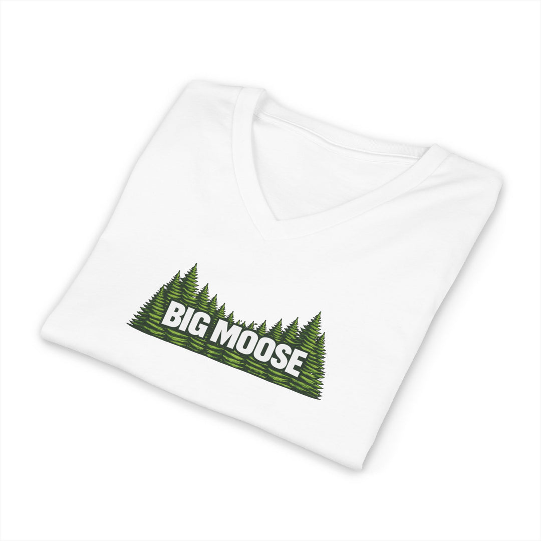 Big Moose Trees Unisex V-Neck Tee