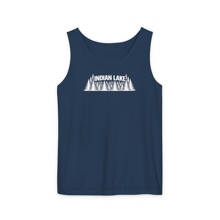 Indian Lake Unisex Tank - Trees