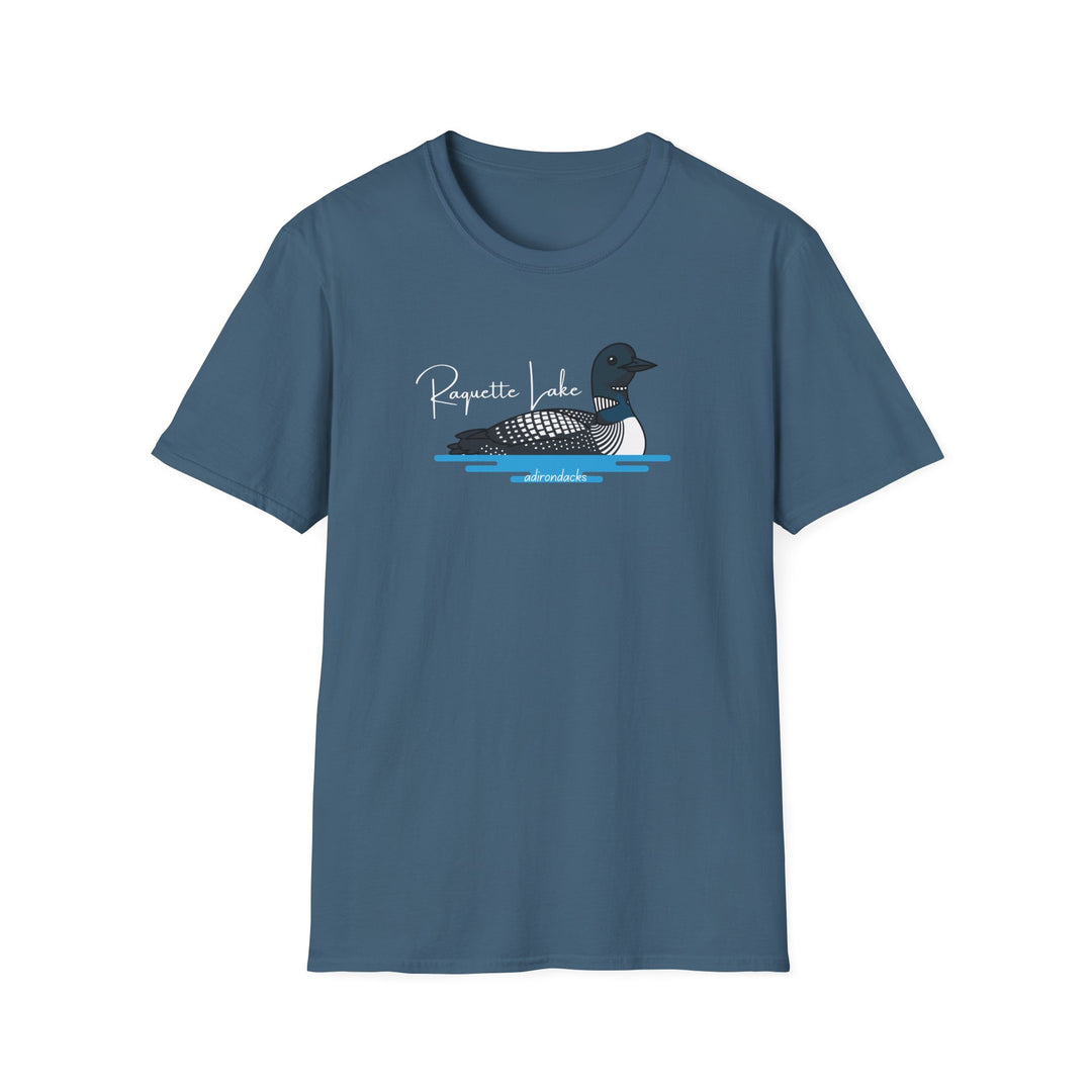 Raquette Lake Unisex T-Shirt - Loon