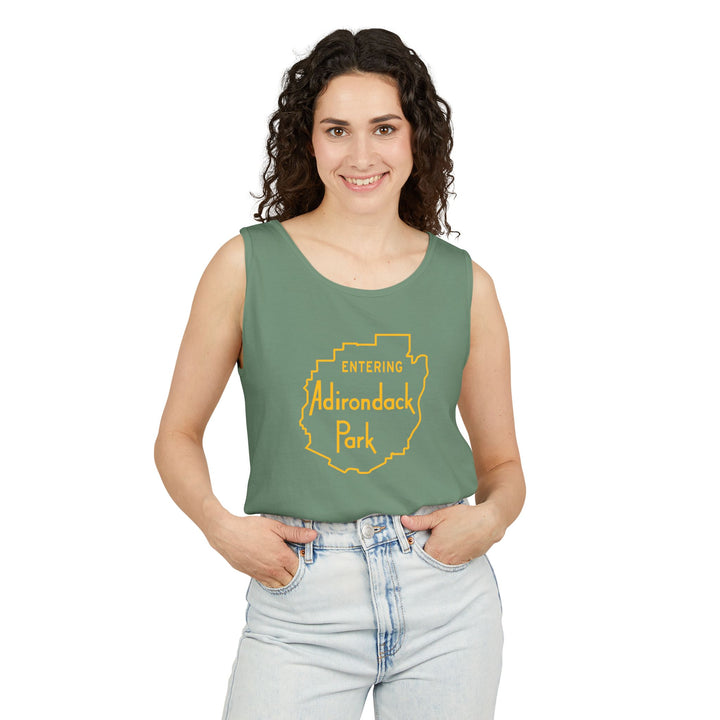 Entering Adirondack Park Unisex Tank