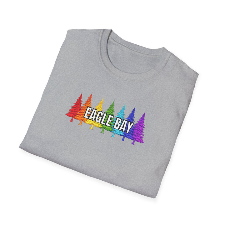 Eagle Bay Unisex T-Shirt - Rainbow Trees