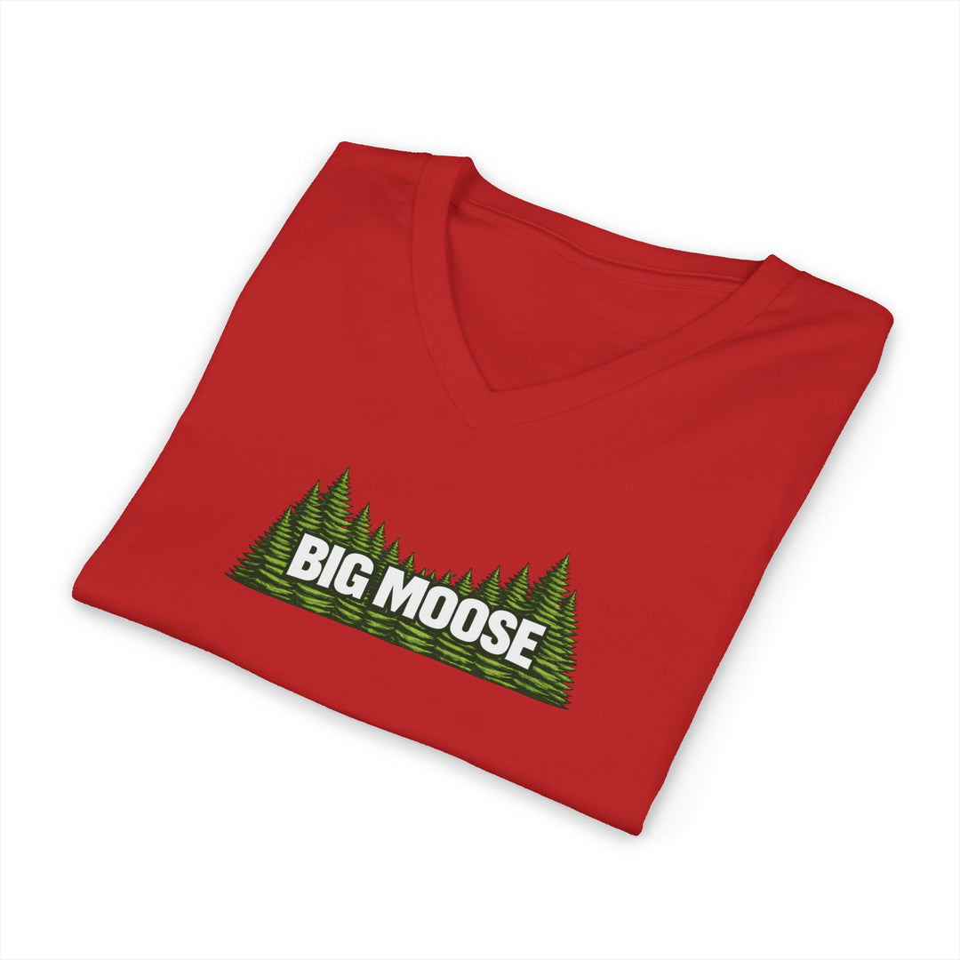Big Moose Trees Unisex V-Neck Tee