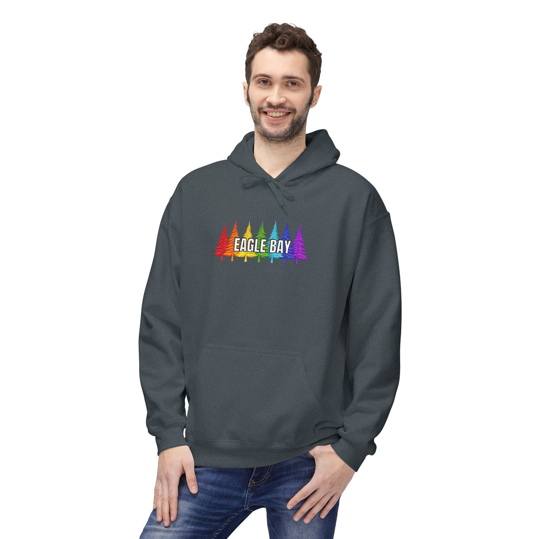 Eagle Bay Hoodie - Rainbow Trees