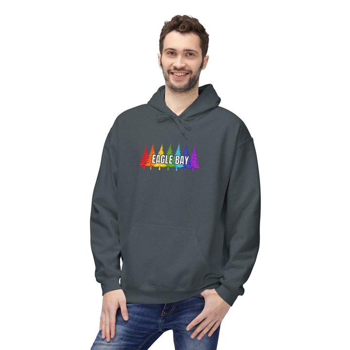 Eagle Bay Hoodie - Rainbow Trees