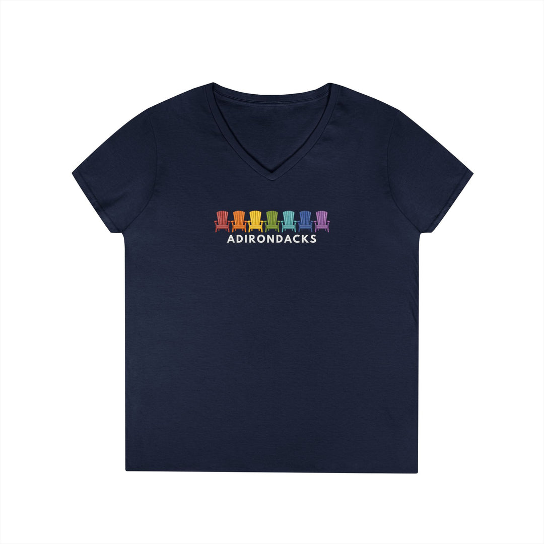 Adirondack Rainbow Chairs Ladies V-Neck