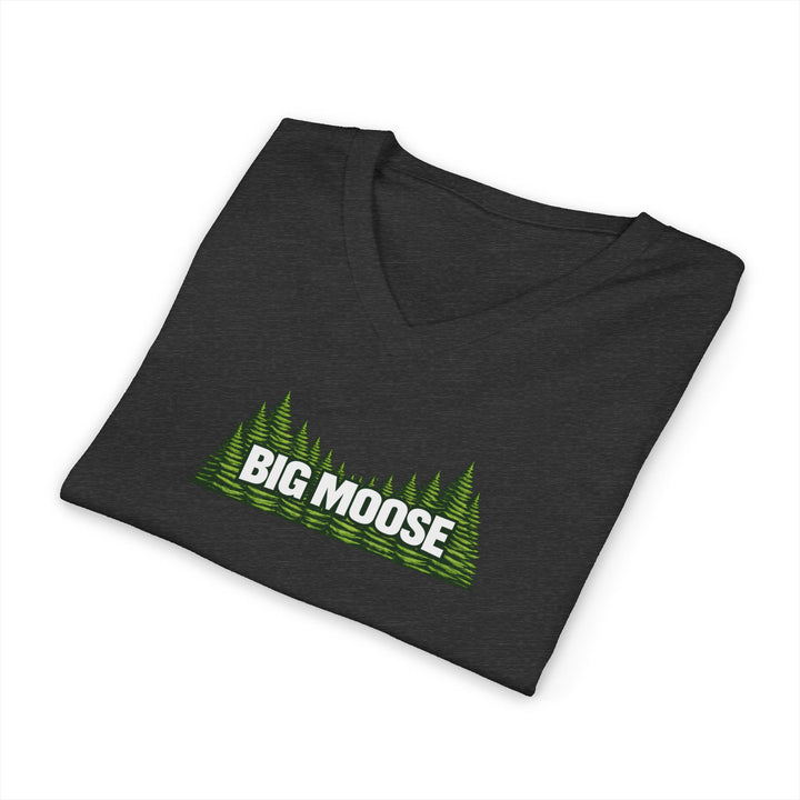 Big Moose Trees Unisex V-Neck Tee