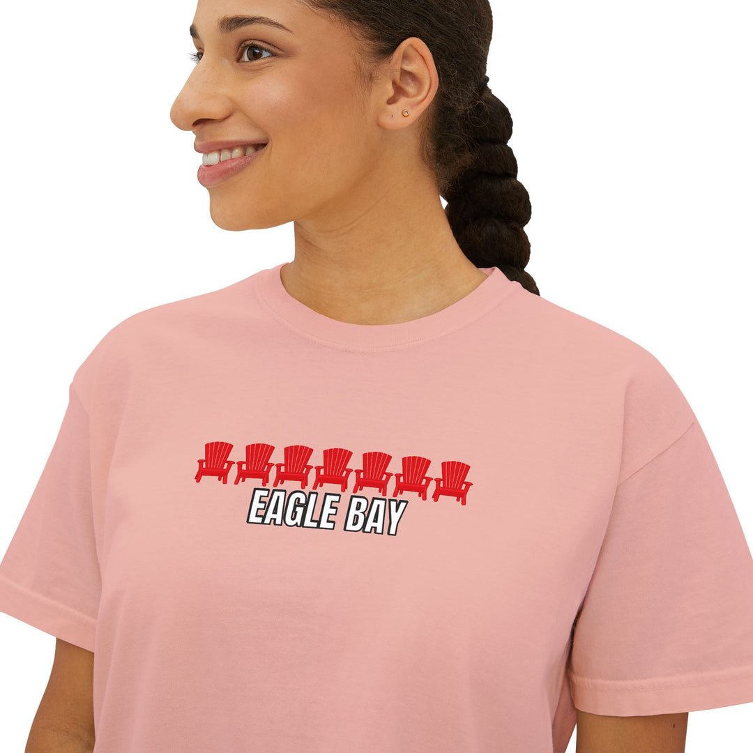Eagle Bay Ladies Boxy Tee - ADK Chairs