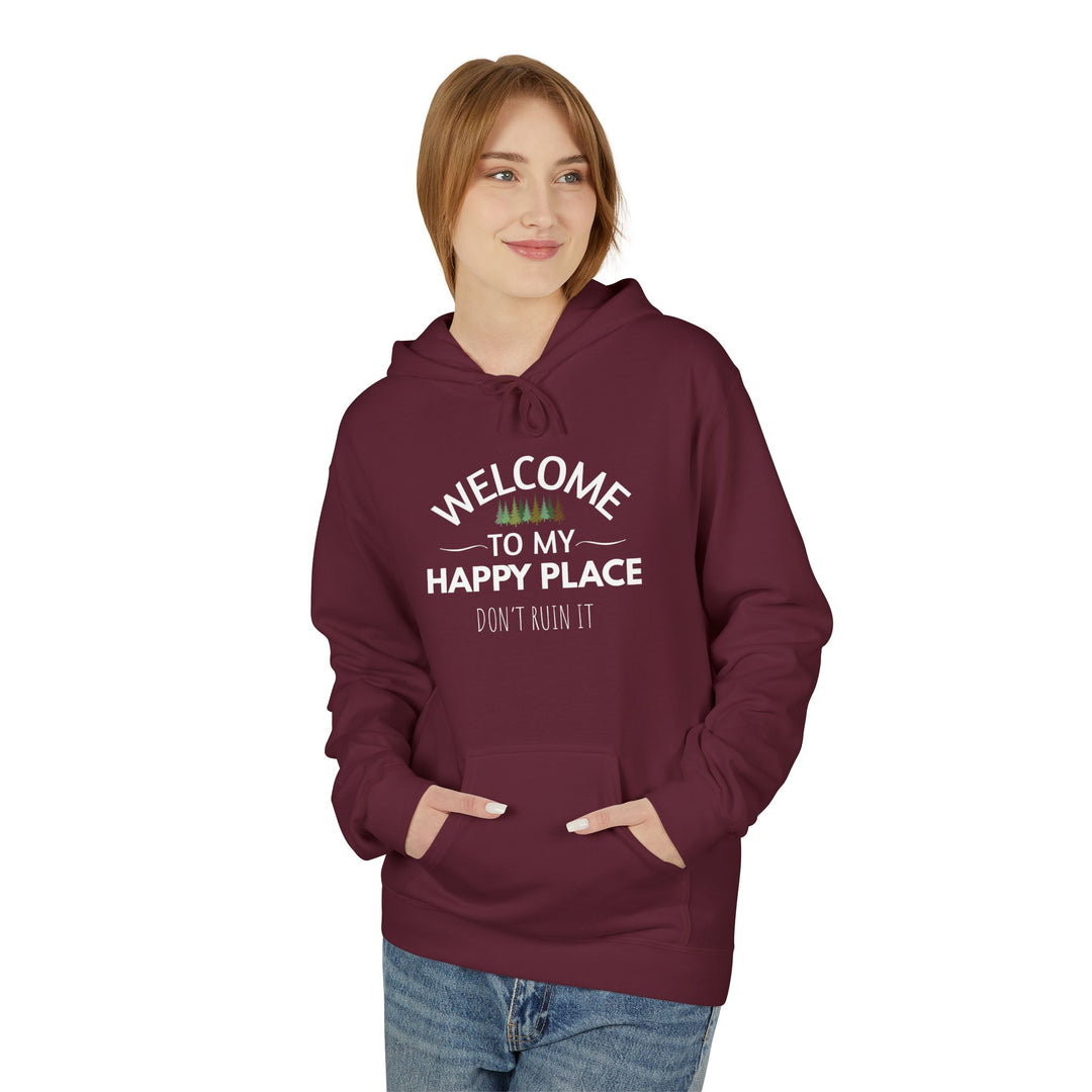 Welcome To My Happy Place Hoodie