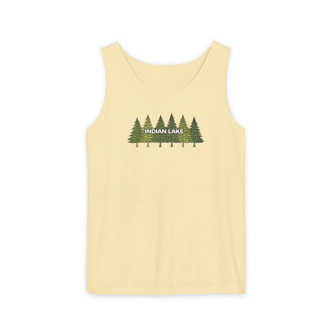 Indian Lake Unisex Tank - Pine Trees
