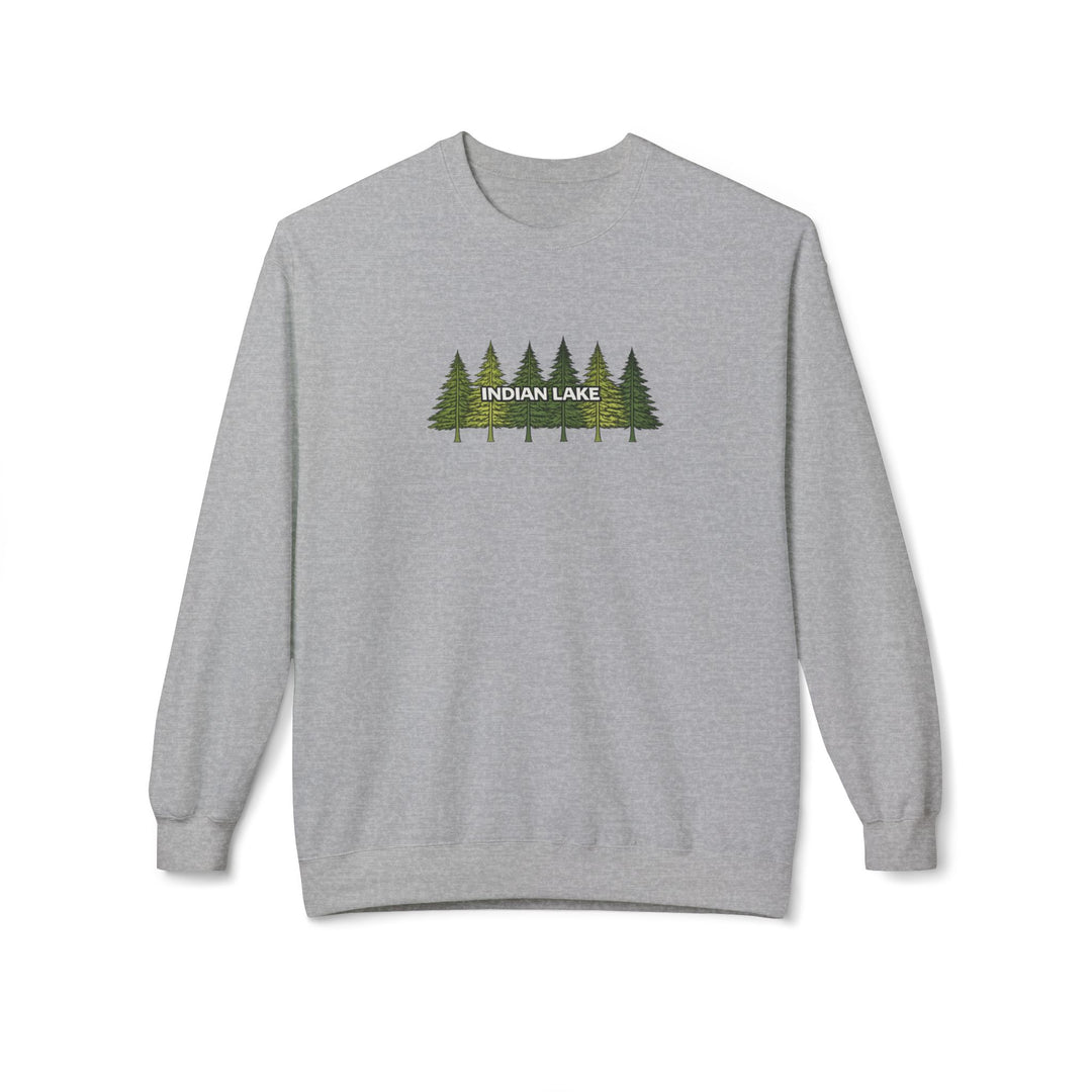 Indian Lake Sweatshirt - Pine Trees