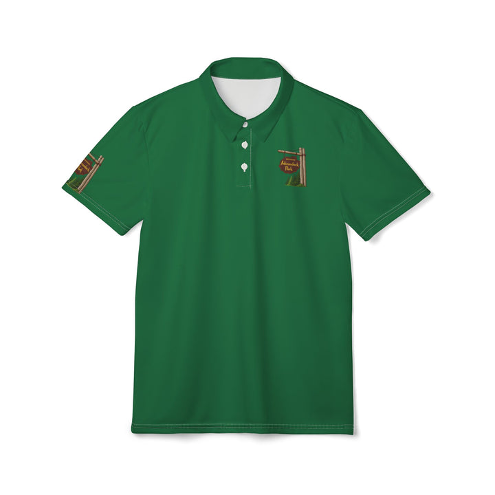 Entering Adirondack Park Sign Golf Polo - Green