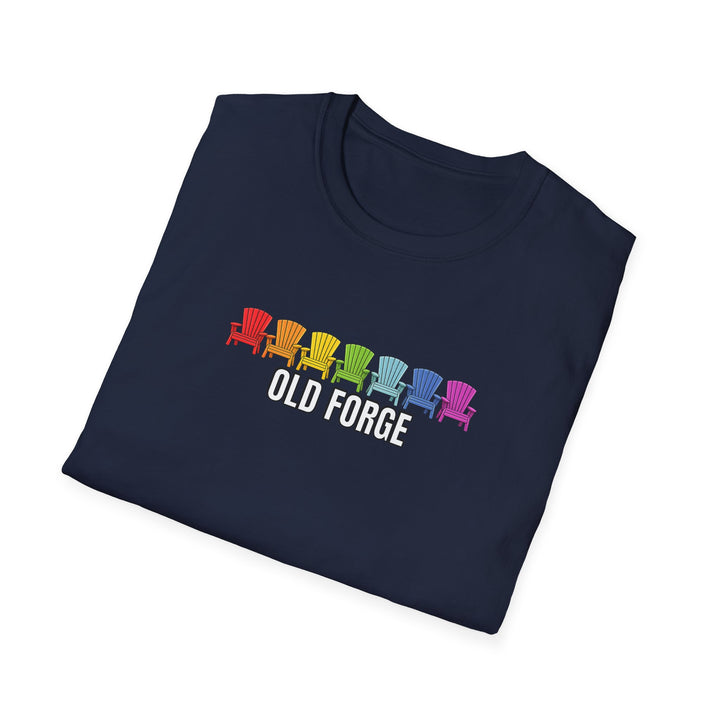 Old Forge Rainbow Chairs Unisex T-Shirt