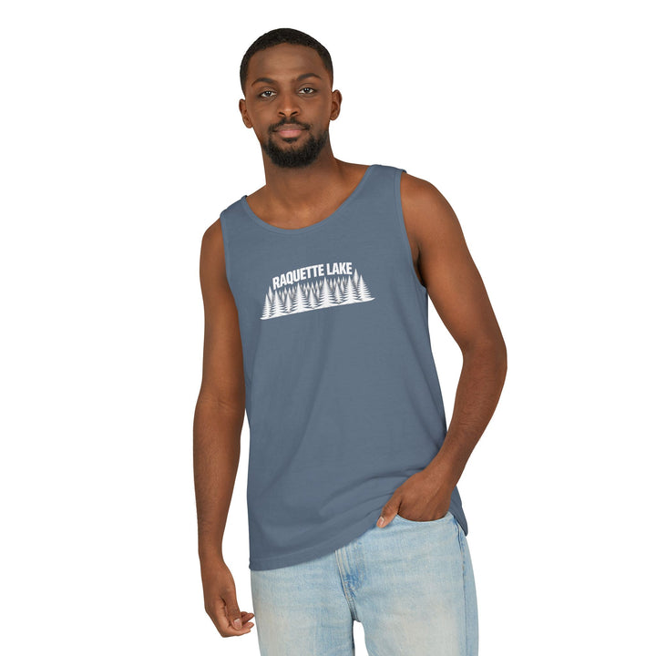 Raquette Lake Unisex Tank - Trees
