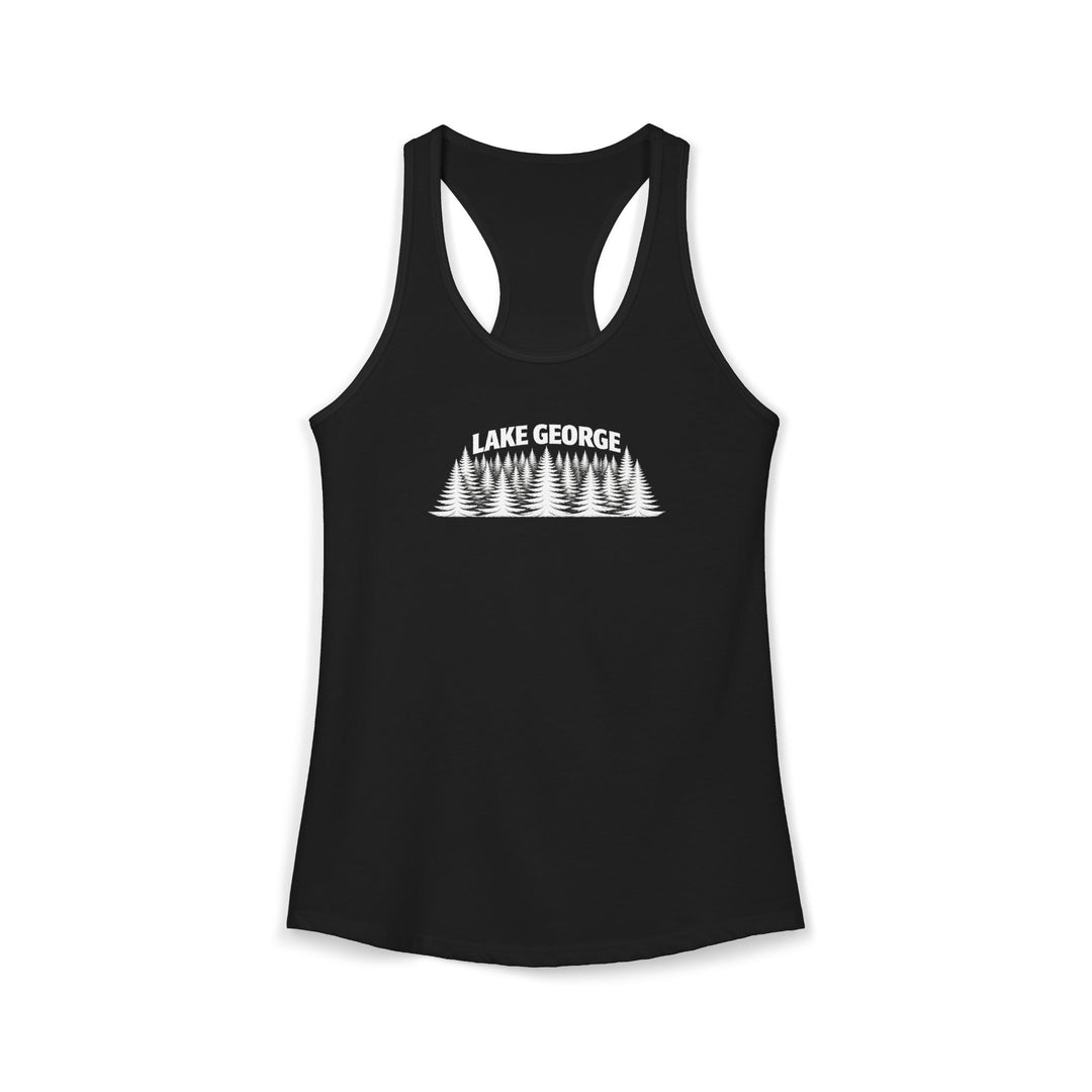 Lake George Trees Racerback Tank