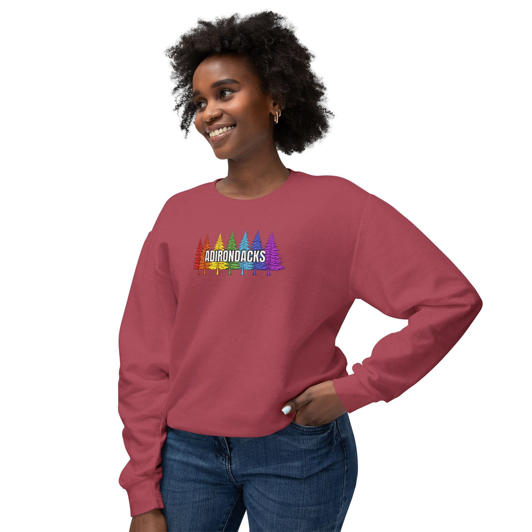 Adirondack Rainbow Trees Sweatshirt