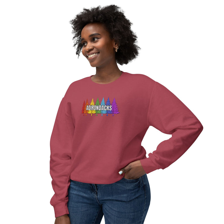 Adirondack Rainbow Trees Sweatshirt