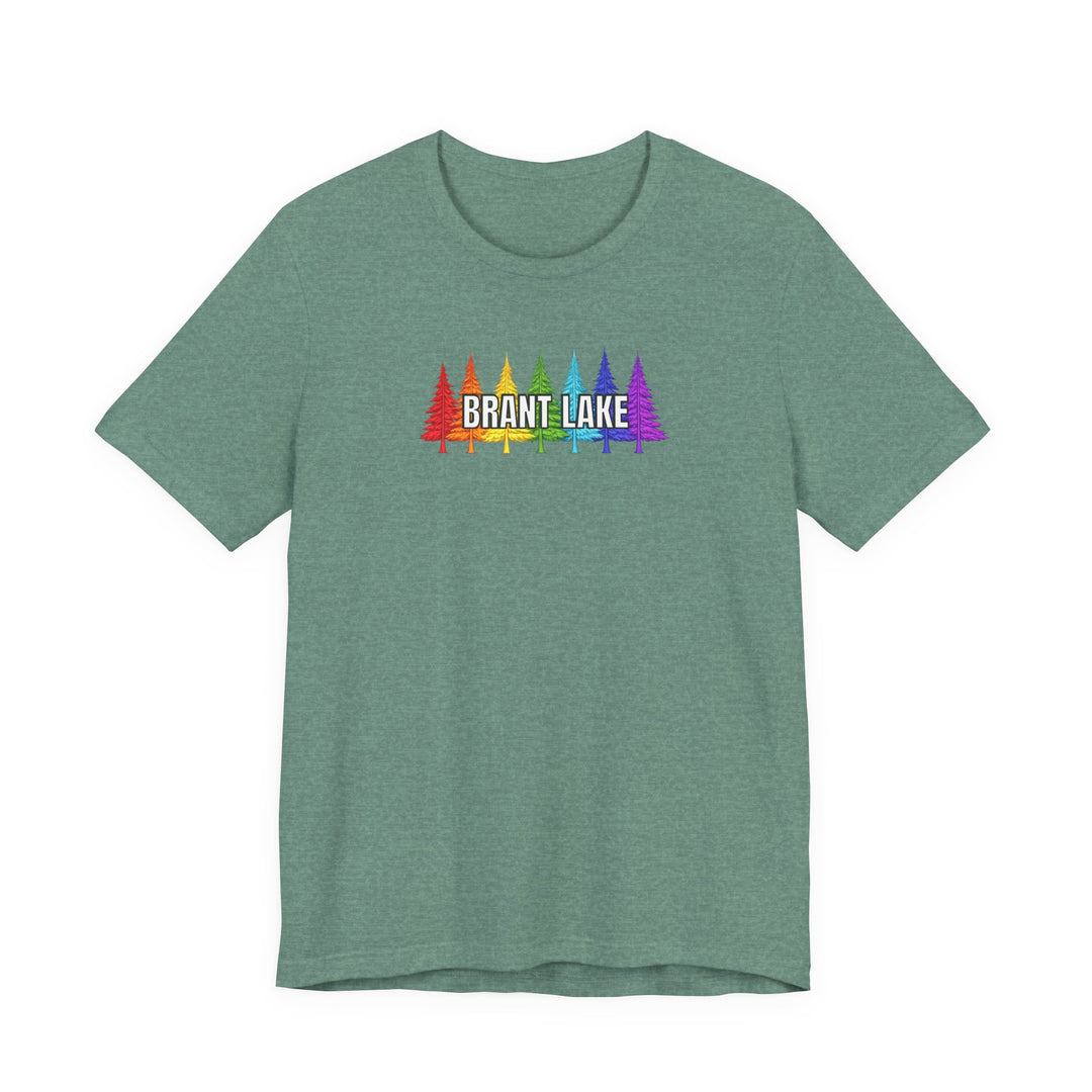 Brant Lake Rainbow Trees Tee