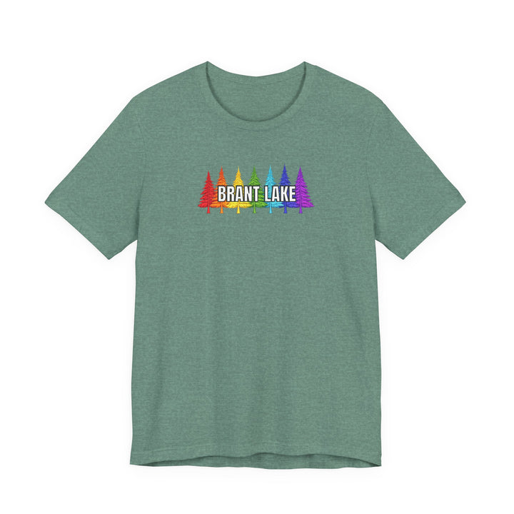 Brant Lake Rainbow Trees Tee