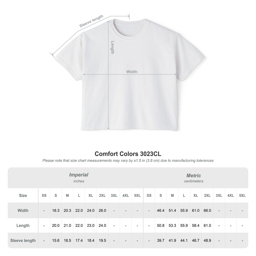 Inlet Ladies Boxy Tee - My Happy Place