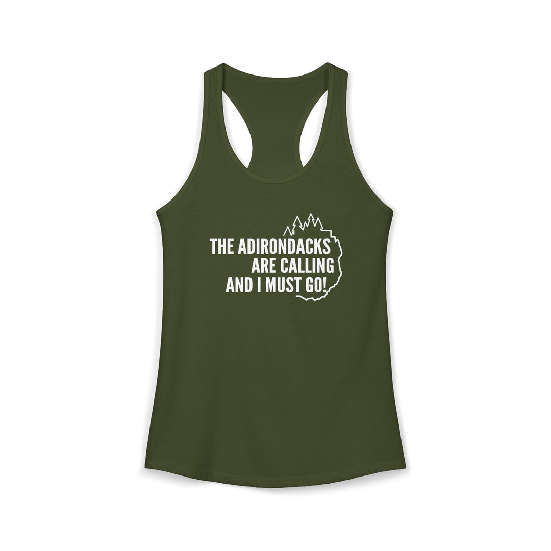 Adirondacks are Calling Ladies Racerback Tank