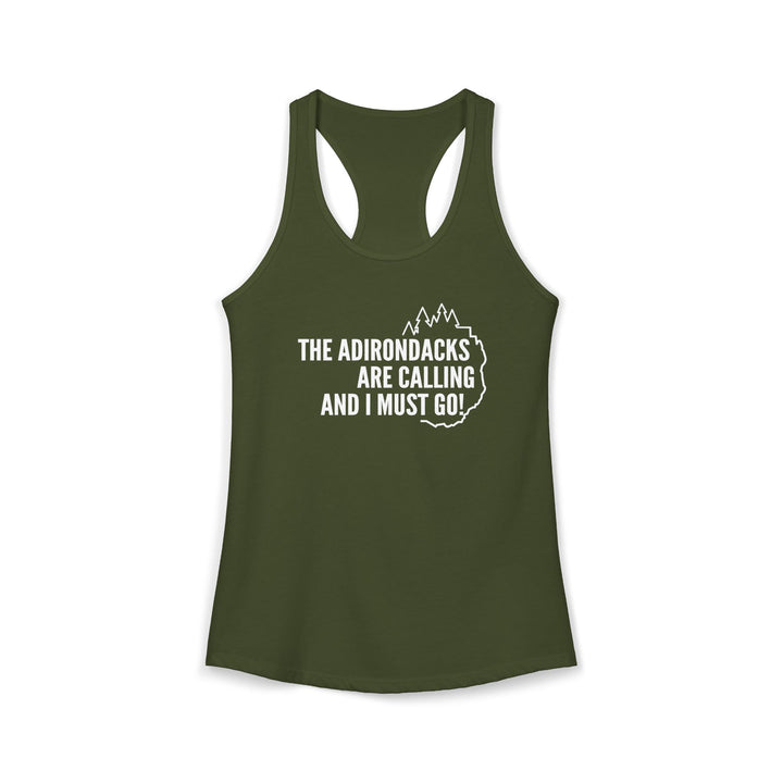 Adirondacks are Calling Ladies Racerback Tank
