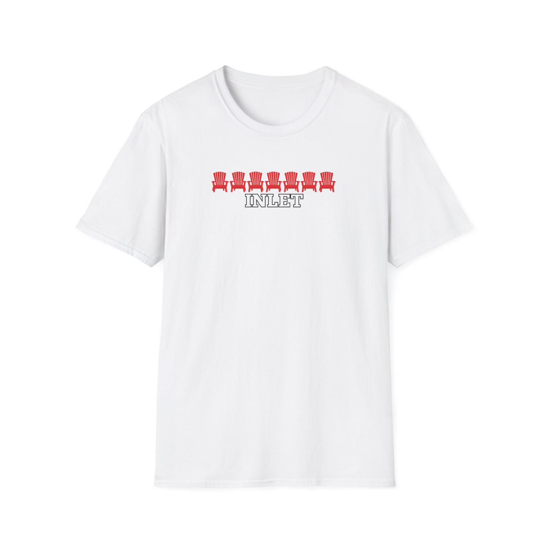 Inlet Unisex T-Shirt - Red Chairs