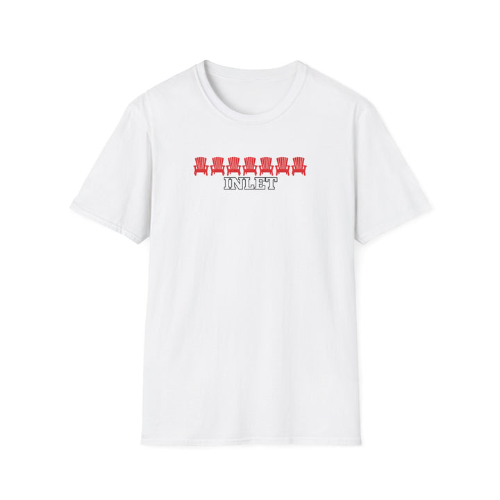 Inlet Unisex T-Shirt - Red Chairs
