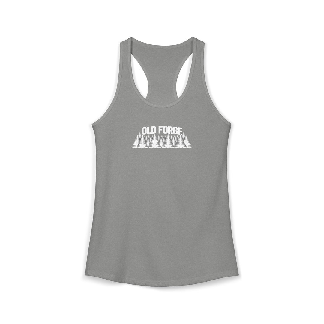 Old Forge Trees Ladies Racerback