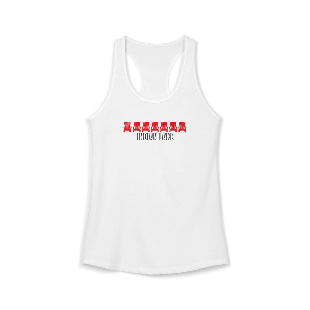 Indian Lake Ladies Racerback - ADK Chairs