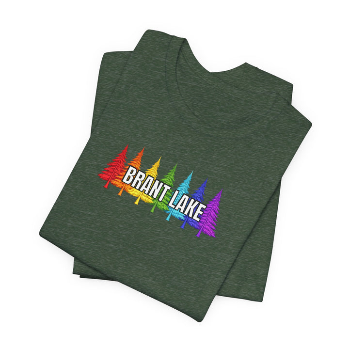 Brant Lake Rainbow Trees Tee