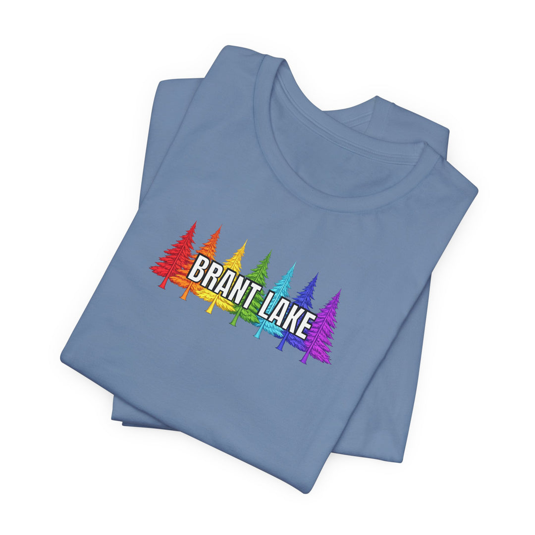 Brant Lake Rainbow Trees Tee