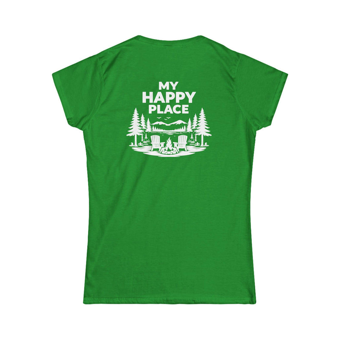 Blue Mountain Lake My Happy Place Ladies Tee
