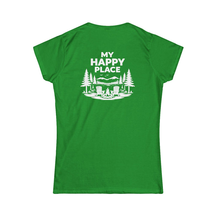 Blue Mountain Lake My Happy Place Ladies Tee