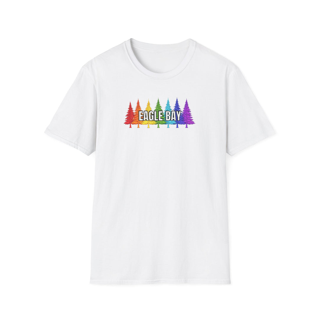 Eagle Bay Unisex T-Shirt - Rainbow Trees