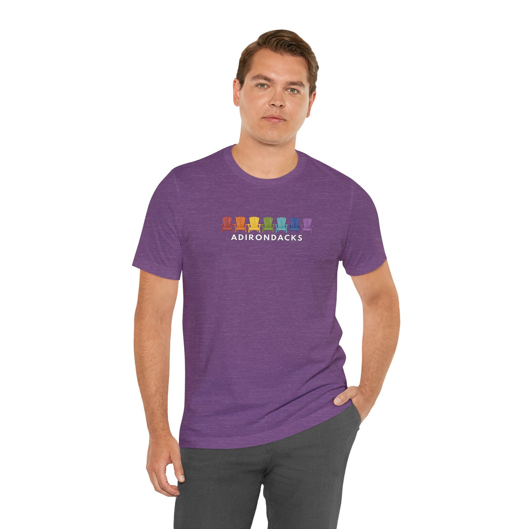 Adirondack Rainbow Chairs Unisex T-shirt