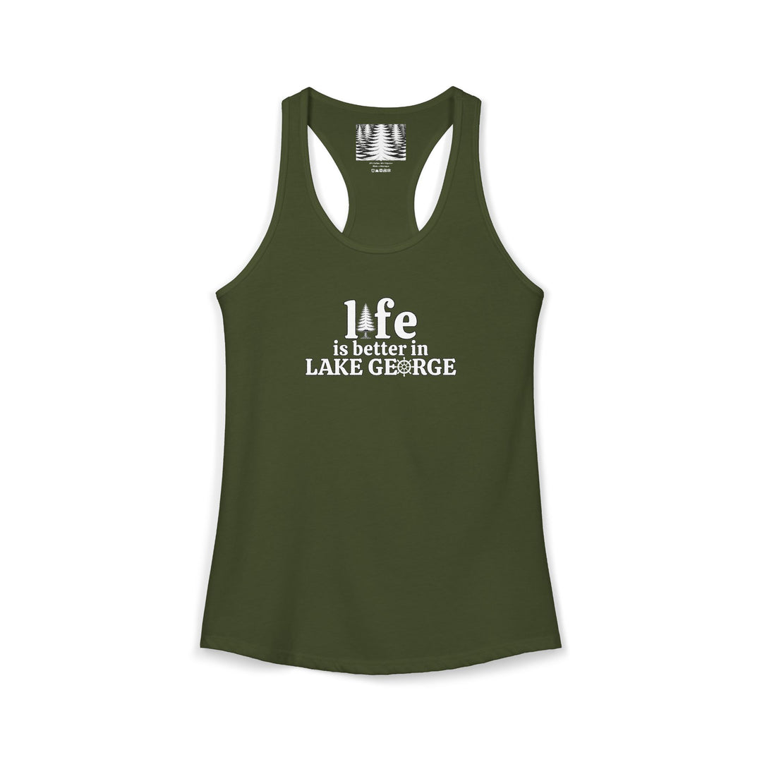Life is Better in Lake George Racerback Tank