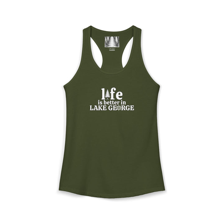 Life is Better in Lake George Racerback Tank