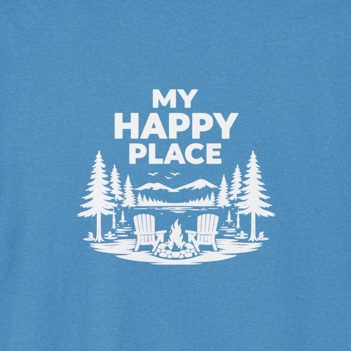 Lake George My Happy Place Unisex V-Neck
