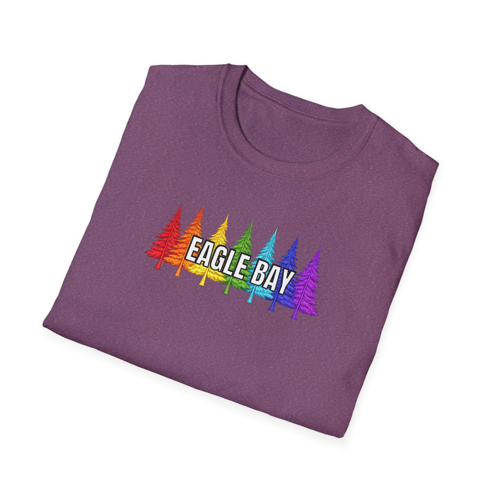 Eagle Bay Unisex T-Shirt - Rainbow Trees